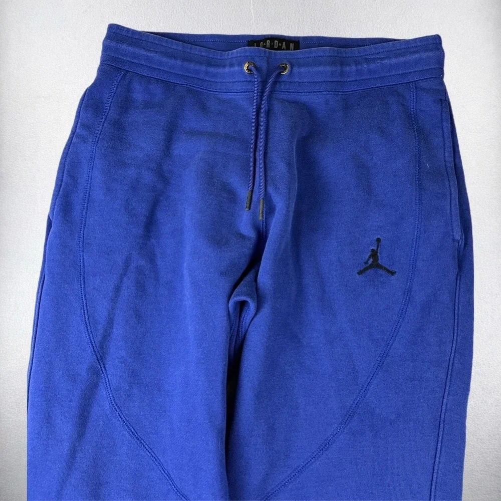 Jordan Sweatpants Mens Large Blue Jumpman Fleece Joggers 860198-455